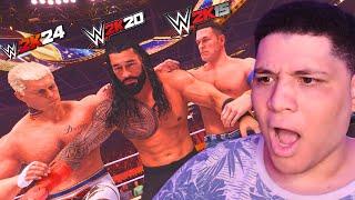 I Put Every WWE 2K Cover Star In An Elimination Match!