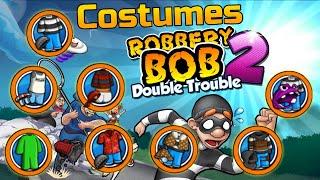 All costumes in Robbery Bob 2: Double Trouble  {review}