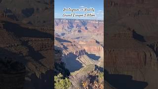 Instagram vs Reality! The #grandcanyon  is a beautiful natural wonder, but prepare for crowds! 