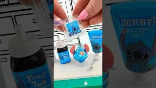 Mini Brands Create *STITCH* Disney Snacks Satisfying Video ASMR!  #shorts #asmr #mini