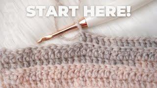 How to Crochet for COMPLETE Beginners!
