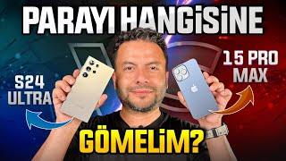 Samsung Galaxy S24 Ultra vs iPhone 15 Pro Max kıyaslama!