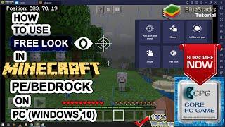 How to setup controls for Minecraft PE/Bedrock on PC | how to use free look in mcpe | Bluestacks.