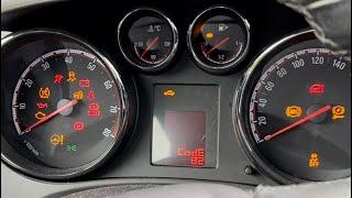 Opel Meriva B | How To Reset Service Light Code 82