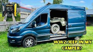 The most Random Camper Conversion!  Plus Bunker Update