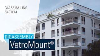 Bohle | VetroMount® - Glass Railing System DISASSEMBLY