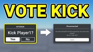 How to make a VOTE KICK SYSTEM in ROBLOX!