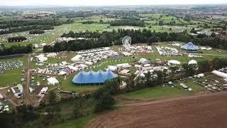 Aerial views of WOMAD 2023