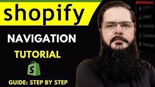 Shopify Navigation Tutorial | How to create Menu in Shopify | Lesson 08 Part 2