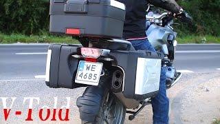 BMW R 1200 GS Akrapovic vs stock exhaust sound