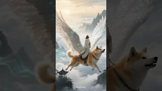 Dog angel and his Lord ️#jesus #jesuschrist #love #god