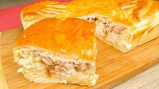 Рыбный пирог из дрожжевого теста. Старинный семейный рецепт | Yeast dough fish pie