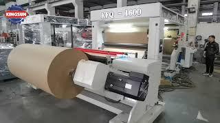 KFQ-1600 Paper Slitting Machine | Kraft Paper Roll Slitting Machine - Kingsun