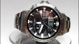 Casio Pro Trek PRW-60T-7A Triple sensor watch video 2018