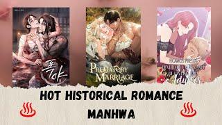 TOP 10 HOT HISTORICAL ROMANCE MANHWA|| PART 1 || RECOMMENDED|| ️️