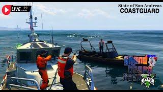 LIVE: GTA FiveM Kuffs Roleplay:  San Andreas Coast Guard