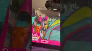 Unboxing Barbie Team Stacie camping #matel #babrie #fypyoutube ￼