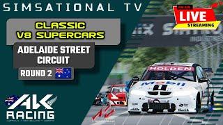 AK RACING - CLASSIC V8 SUPERCARS - R2 - ADELAIDE