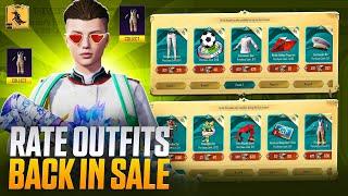 Firearm Set & White Commander Set Return - Pubg 7th Anniversary Sale Event - Rare Pubg Outfits Sale