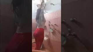 Indian girl Bathing video