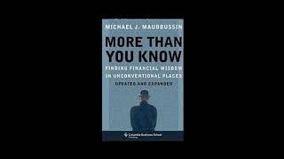 More Than You Know Finding Financial Wisdom in Unconventional Places - Audiobook