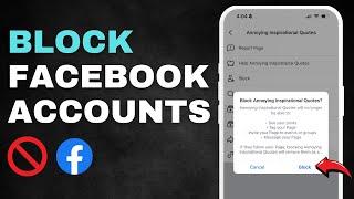 How to Block Account on Facebook (People & Brands)