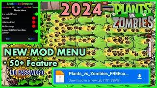 PLANTS VS ZOMBIES MOD APK | MOD MENU DOWNLOAD 2024 - UNLIMITED SUN & NO COOLDOWN | UNLIMITED PLANT