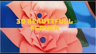 How to make 3D beautifull flower||Zenith creation||paper art&craft