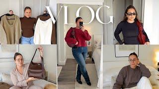 VLOG - FashionNova Fall Haul, SHEIN Unboxing Haul, Outfit Ideas, Fall Recipes/Decor & Friendships