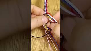 Fastest way to tie a bracelet #diy #crafting #crafts