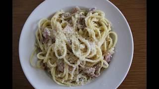 Spaghetti alla Carbonara in 15 minutes. Cook Italian with Franco