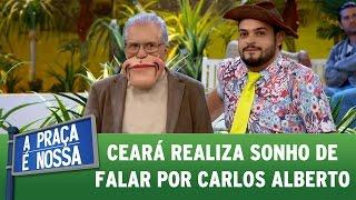 Matheus Ceará realiza sonho de falar por Carlos Alberto | A Praça É Nossa (11/05/17)