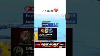 No Hate ️! #bgmi #shorts #desiplayz