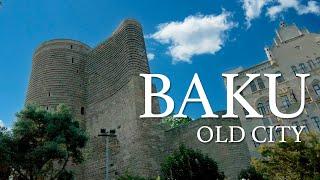 Баку Старый город/Ичери Шехер//BAKU Old city/Icheri Sheher/Walking tour 4k/Summer 2023//