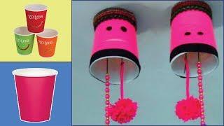 Paper Cup Craft for Kids | DIY | Amazing Plastic cups Idea By NK Crafts