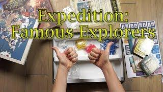 EXPEDITION: FAMOUS EXPLORERS | Unboxing in 1 min [Game Lair]