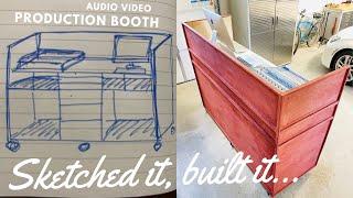 PORTABLE AUDIO VIDEO PRODUCTION BOOTH BUILD