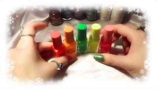 АСМР ASMR Целый час релакса! 70 флакончиков с лаком Тихий шепот / Whole hour of relax! Nail polishes