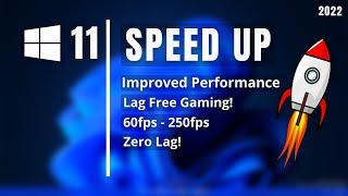 How to Speed Up Windows 11 (Easy) | Make Windows 11 Faster | Optimize Windows 11 for Gaming - 2024