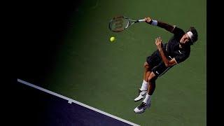 Roger Federer vs Ivo Karlovic Indian Wells 2009 Highlights