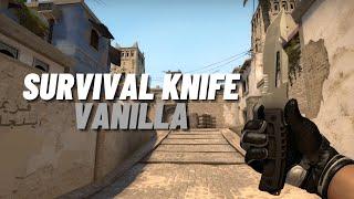  Survival Knife Vanilla | CSGO Skin Showcase
