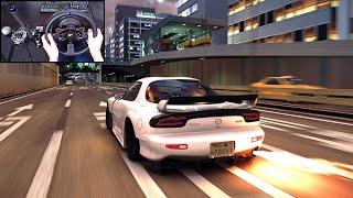 500HP Mazda RX7 FD Full Send! - Assetto Corsa | Steering Wheel Gameplay