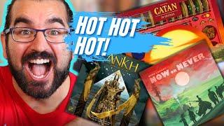 CATAN 3D, ANKH, AND NOW OR NEVER | Top 5 Trending Board Games