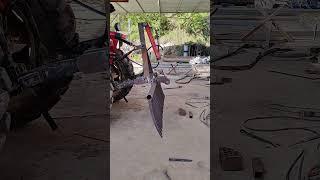 Welded tractor hydraulic rake- Good tools and machinery make work easy