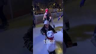 We love skating ️ #family #familygoals #holidayoutfits #holidayswithshorts