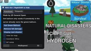 Natural Disasters Script GUI