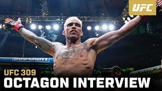 Charles Oliveira Octagon Interview | UFC 309