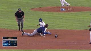 SD@LAD: Grandal steals second for third career steal