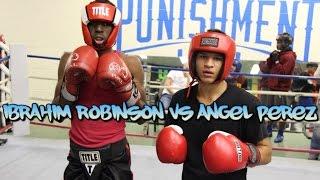 ANGEL PEREZ vs IBRAHIM ROBINSON (Amazing Sparring Workout) Capitol Punishment/G-UPNATION