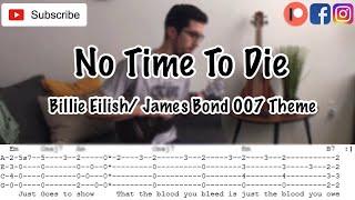 NO TIME TO DIE (Billie Eilish/James Bond 007 Theme Song) FINGERSTYLE Ukulele Tab/Cover